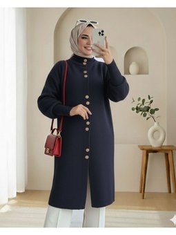 Önü Düğmeli Uzun Sakallı Yumoş Laci Hırka