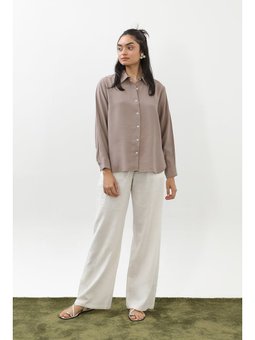 Sedef Düğmeli Kısa 20647gml Gömlek