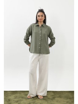 Sedef Düğmeli Kısa 20647gml Gömlek