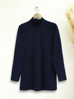 Yarım Boğazlı Uzun Kollu Laci Bluz