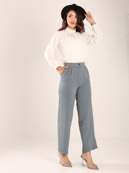 Kadın Palazzo Gri Pantolon