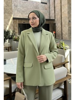 Scuba Blazer Haki Ceket