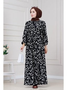 Beli Tünelli Karin Siyah Elbise