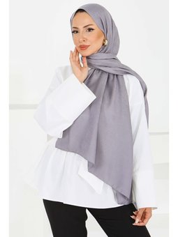 Etnik Monagram Şal Gri