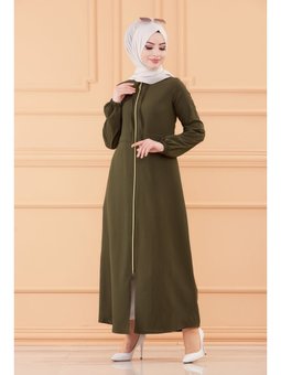 Fermuarlı Hakı Kap Haki