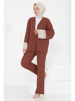 Kimono İkili Takım Kahve