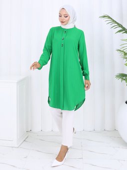 Zümrüt Yesili Tunik