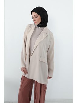 Krep Şal & Penye Bone İkili Takım,ps Siyah