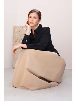 Pensli Rahat Kalıp Gömlek Siyah