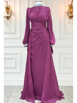 Gözde Vişne Abiye Elbise