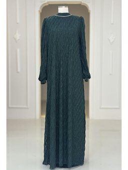 Ravza Zümrüt Yeşili Abiye Elbise