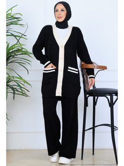 Cepli Triko Siyah Takım