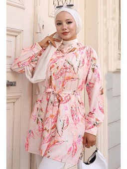Desenli Pudra Gömlek