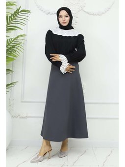 Scuba Kloş Antrasit Etek