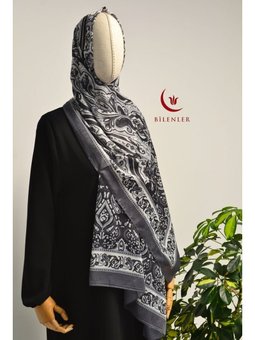 Etnik Desenli Pamuklu Şal – 70x190 Cm