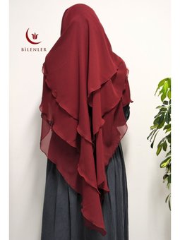 Katlı Şifon Sufle (pratik Şal)