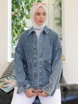Denim Mavi Ceket