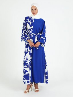 Saks Mavisi Mavi Elbise