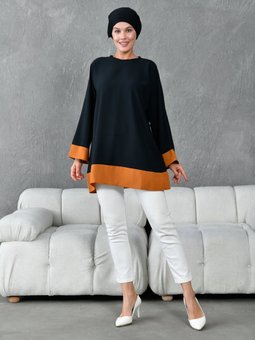 Tuncay Tunik Siyah Taba