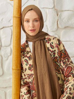 Bambu Çikolata Kahve Şal