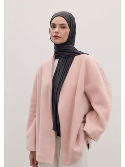 Bambu Penye Metalik Şal Mavi