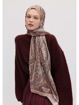 Etnıc Floral Desen Şal Kil