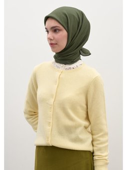 Pamuk Viskon Eşarp Yaprak
