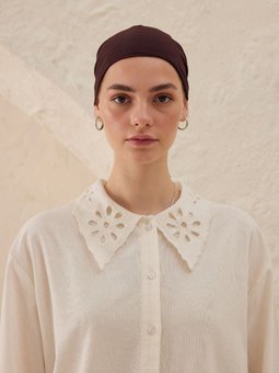 Silikonlu Kaydırmaz Bone Kahverengi