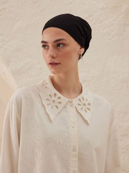 Silikonlu Kaydırmaz Bone Siyah