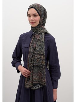 Vanessa Desen Siyah Şal