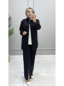 Ceket Pantolon İkili Kot Takım