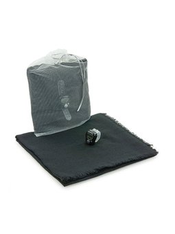 Adet Tül Keseli Pamuklu Mevlüt Örtüsü Ve Zikirmatik Sayaç Seti Siyah