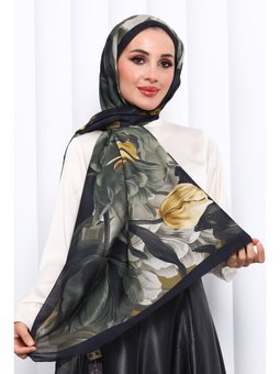 Hardal Desenli Soft Dijital Şal