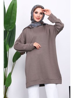 Vizon Bisiklet Yaka Modal Tunik