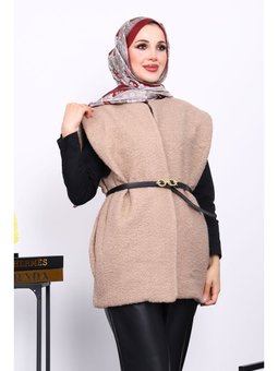 Vizon Buklet Astarlı Yelek