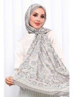 Vizon Desenli Soft Dijital Şal