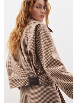 Ekoseli Bomber Ceket Ekose