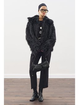 Mara Kürk Siyah Ceket