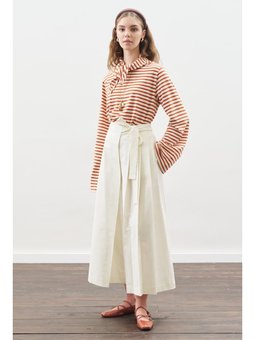 Pantolon Etek Görünümlü Ekru