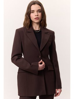 Premıum Vatkalı Fıt Kahverengi Ceket