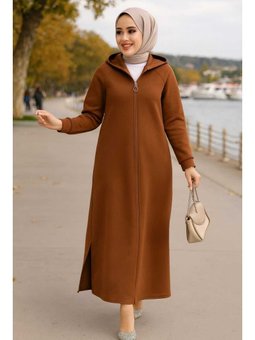 Kapüşonlu Taba Kap 72231tb