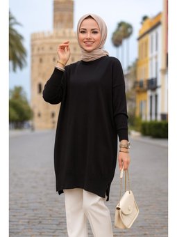 Siyah Kazak Tunik 17203s