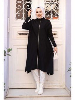 Siyah Triko Panço Tunik 58651s