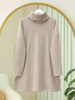 Balıkçı Yaka Yırtmaçlı Selanik Taş Tunik