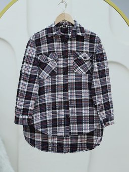 Kapaklı Cepli Tüvit Laci Gömlek