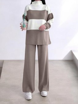 Yarım Boğazlı Triko Toprak Takım