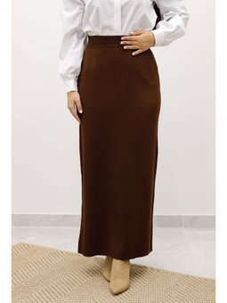 Triko Acı Kahve Etek