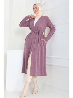 Cepli Kemerli Uzun Hırka Kurusu Gul