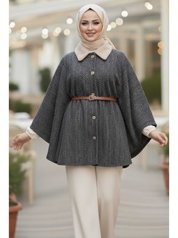 Vızon Zikzak Desenli Kemerli Pamço Vizon