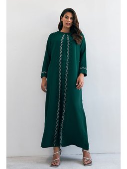 Haki Lara Büyük Beden Abiye Elbise